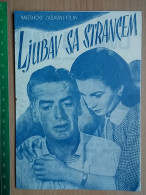 Prog 52 - Affair With A Stranger (1953) -Jean Simmons, Victor Mature, Linda Douglas - Publicité Cinématographique