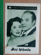 Prog 52 - My Favorite Spy (1951) - Bob Hope, Hedy Lamarr, Francis L. Sullivan - Publicité Cinématographique