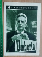 Prog 52 - Umberto D. (1952) - Carlo Battisti, Maria Pia Casilio, Lina Gennari - Publicité Cinématographique