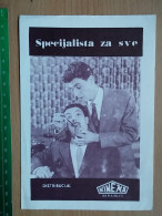 Prog 52 - Specijalista Za Sve - Apostol Karamitev - Publicidad