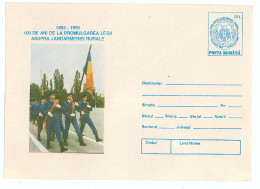 IP 93 - 119 GENDARMERIE,100 Years, Romania - Stationery - Unused - 1993 - Polizei - Gendarmerie