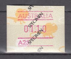 Australia ATM Stamp With SPECIMEN,MNH/Postfris(A4934). - Vignette [ATM]