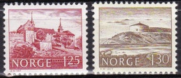 NO238B – NORVEGE - NORWAY 1977 – MONUMENTS - Y&T # 695/6 MNH - Unused Stamps