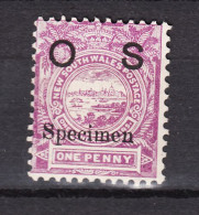 New South Wales / Official Stationery / Specimen Overprints / MH/Ongebruikt(A4935). - Machine Labels [ATM]