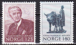 NO239Ad - NORWAY 1979 – J. FALKBERGET - SG # 845/6 MNH 2 € - Neufs