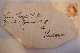 PLIC ENVELOPE STAMP 5kr WATRA MOLDAWITZA 1882 ROMANIA Vatra Moldoviței Bucovina Suceava - Gebraucht