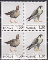 NO240B - NORWAY 1980 - BIRDS - SG # 869/70(x2) MNH 3,25 € - Unused Stamps