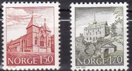 NO240C - NORWAY 1981 - MONUMENTS - SG # 787/8 MNH 2 € - Unused Stamps