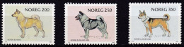 NO242A - NORWAY 1983 – NORWEGIAN DOGS - SG # 909/11MNH 5 € - Unused Stamps