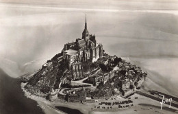 FRANCE - Mont Saint Michel - Vue Aérienne - Carte Postale Ancienne - Le Mont Saint Michel