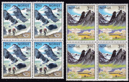 NO242AD - NORWAY 1983 – BLOCKS – NORDIC ISSUE - SG # 912/3(x4) MNH 13 € - Unused Stamps