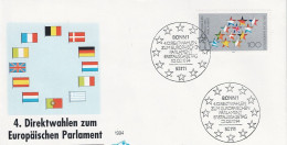 Deutschland Germany Allemagne - 4. Direktwahl EU-Parlament (MiNr: 1724) 1994 - Illustrieerter FDC - 1991-2000