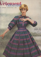 Revue De Mode  Editions DOTEC Paris ; VETEMENTS CREATIONS N°160   Septembre 1957   (CAT7039) - Moda