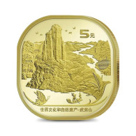 China Coins 2019  5Yuan World Cultural & Natural Heritage: Wuyishan Mount Coin 30mm With Protective Shell - Chine