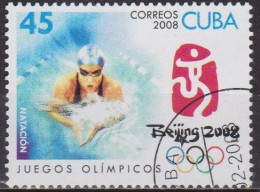 Sport Olympique - CUBA - Natation: Brasse - N° 4539 - 2008 - Gebraucht