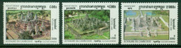 CAMBODIA 1998 Mi 1828-30** Khmer Culture - Angkor Vat Temple [B135] - Autres & Non Classés