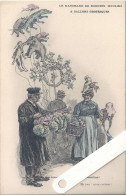 Illustrateur Kauffmann Paul,, Métiers Paris ,  Marchand De Bonnets, Moulins Et Ballons Grotesques - Kauffmann, Paul