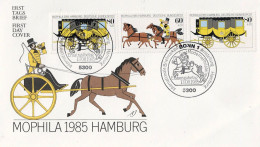 BRD FRG RFA - MOPHILA Hamburg (MiNr: WZd 8) 1985 - Illustrierter FDC - 1981-1990