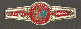 Bague De Cigare   Ancienne 1870 - 1920  -  Tabac  -   Flor De Craen  - J.C. - Bagues De Cigares