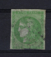 France Yv Nr  42 A Oblitéré/cancelled/used Endommagé - 1870 Bordeaux Printing