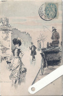 Illustrateur Kauffmann Paul,, Métiers Paris , Trottins, Suiveur - Kauffmann, Paul