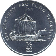 COREA DEL NORD NORTH KOREA - 2002 - ½ Chon FAO - KM 192 - Ancient Traditional Boat - UNC NEW                   MyRef:FX - Corea Del Nord