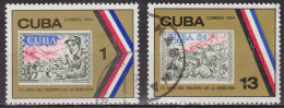Révolution - CUBA - Timbres Sur Timbres - N° 1729-1731 - 1974 - Used Stamps