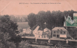 JOUY-vue D'ensemble Et Perspective De L'avelue De La Gare - Jouy