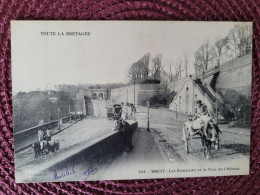 Brest   Attelage Et Tramway , Dos 1900 - Brest