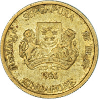 Monnaie, Singapour, 5 Cents, 1986 - Singapour