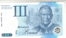 BRITANNIA Great Britain UK POUND 2023 Charles III Commemorative UNC */* - Verzamelingen