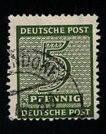 1945 Numeral  Michel DD 128Yw Unificato DD-SOC 128A Used - Usados