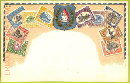 17265 - GUATEMALA - VINTAGE POSTCARD - STAMPS ON POSTCARD - ZIEHER - Guatemala