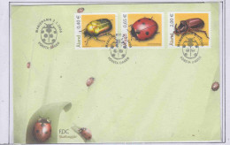 Aland 2006 Käfer 3v FDC (PD153) - Arctische Fauna