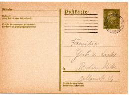 61928 - Deutsches Reich - 1933 - 6Pfg Ebert GAKte POTSDAM REICHSTAGSEROEFFNUNG -> Berlin - Briefe U. Dokumente