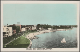 English Bay, Vancouver, British Columbia, C.1950s - Gowen Sutton RPPC - Vancouver