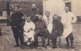 Real Photo WWI Red Cross Officers And Doctors 1917 - Croix-Rouge