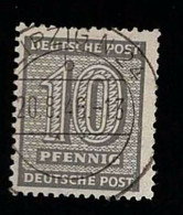 1945 Numeral  Michel DD 131Xwa Stamp Number DD 14N6 Yvert Et Tellier DD-SOC 12 Stanley Gibbons DD-RD 10  Used - Afgestempeld