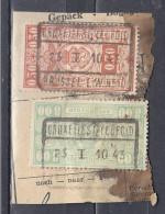 Fragment Met Stempel BRUXELLES LEOPOLD - Documentos & Fragmentos