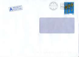 Auslands -Brief Von 8010 Zürich - Mülligen Mit 180 RP Timbre De Service 2023 - Covers & Documents