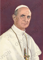 CARTOLINA  VATICANO-PAULUS PP. VI-STORIA,MEMORIA,CULTURA,RELIGIONE,CRISTIANESIMO,IMPERO ROMANO,VIAGGIATA 1966 - Vatican