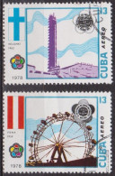 Jeunesse - CUBA - Capitales - Vienne, Prater - Helsinki - N° 293-294 - 1978 - Luftpost