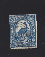 1888 NUOVO SUD WALES Centenario Emu Due Pence Blu - Oche
