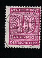 1945 Numeral Michel DD 136Xwb Stamp Number DD 14N11 Yvert Et Tellier DD-SOC 17 Stanley Gibbons DD-RD 15 Used - Used