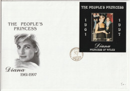 DIANA  - Bloc Neuf ** - MNH - ENVELOPPE - Familles Royales