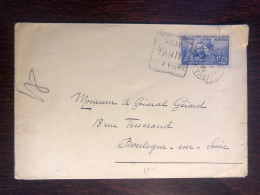 L’OCEANIE  NOUVELLE CALEDONIE NEW CALEDONIA OCEANIA TRAVELLED COVER LETTER TO FRANCE 1939 YEAR CURIE HEALTH MEDICINE - Brieven En Documenten