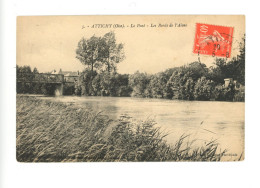 ATTICHY LE PONT LES BORDS DE L'AISNE 1927 - Attichy