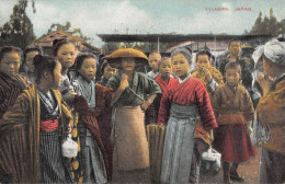 CPA JAPON / VILLAGERS JAPAN - Autres & Non Classés