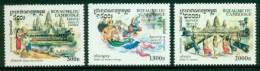 CAMBODIA 2001 Mi 2244-46** Khmer Culture [B176] - Autres & Non Classés