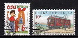 Tsjechie Mi 357,358 Div. Gestempeld - Used Stamps